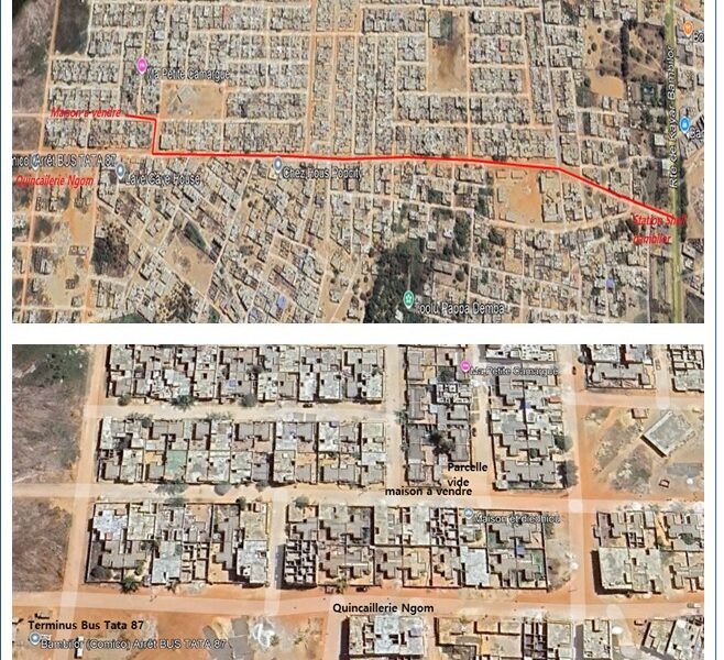 VENTE UNE MAISON N°105F SITUÉE À LA CITE COMICO BAMBILOR TITRE FONCIER